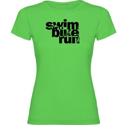 Camiseta De Manga Curta Word Triathlon S Light Green