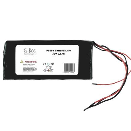 Bateria De Lítio Com Células Universais 36v 9.8ah 2900 mAh Black