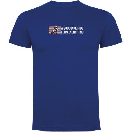 Camiseta De Manga Curta Good Bike Ride XL Royal Blue