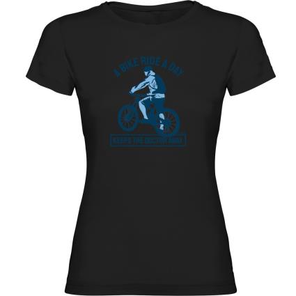 Camiseta De Manga Curta Keep The Doctor Away S Black