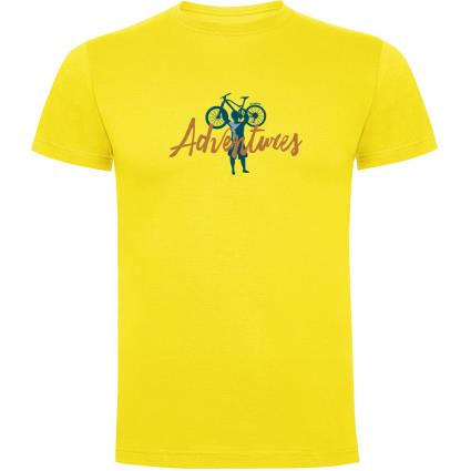Camiseta De Manga Curta Adventures S Yellow