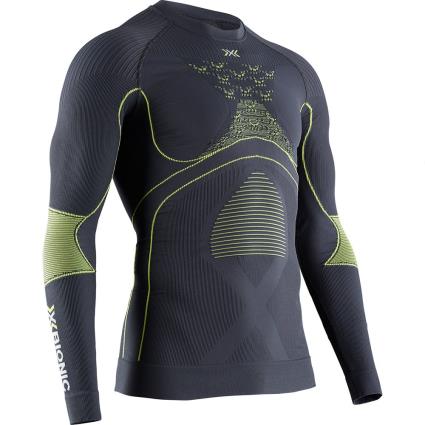 Camisola Interior Manga Comprida Energy Accumulator 4.0 XL Charcoal / Yellow