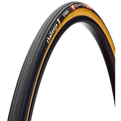 Pneu Estrada Hand Made Tubular 700 x 27 Black / Brown