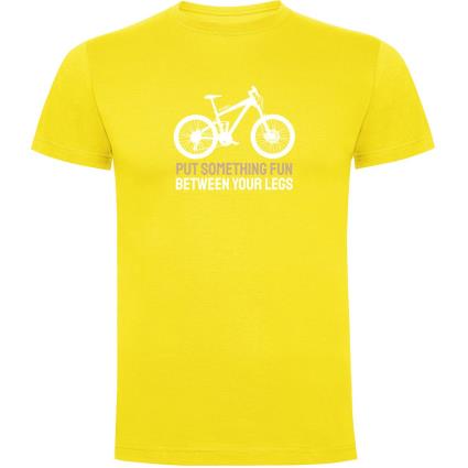 Camiseta De Manga Curta Put Something Fun 2XL Yellow
