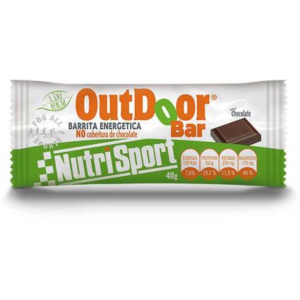 Unidade Barra Energética De Chocolate Outdoor 40g 1 One Size Multicolor