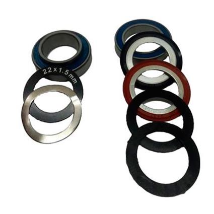 Kit De Rolamento Do Suporte Inferior Bk-54104 Bsa Sram Abec 3 One Size Silver