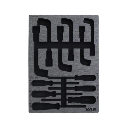 Bandeja De Ferramentas Para Chaves De Fenda / Chaves De Soquete One Size Silver