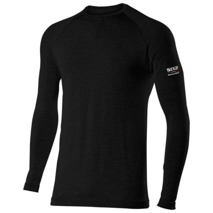 Camisola Interior Manga Comprida Ts2 Merinos 2XL-3XL Wool Black