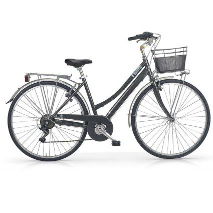 Mulher De Bicicleta Central 700c One Size Titanium
