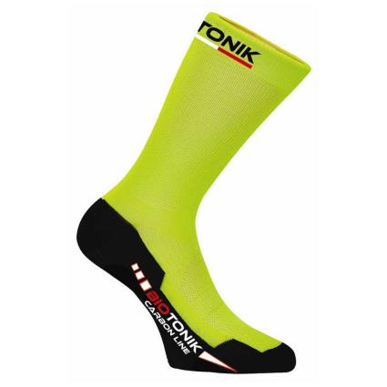 Meias Com Fibra De Carbono Italia EU 39-42 Fluo Yellow / Black