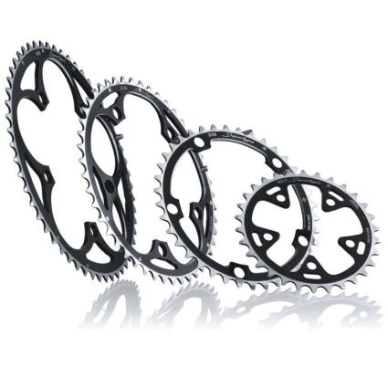 Anel De Corrente Supertype Exterior 5b Shimano 130 Bcd 52t Black / Silver