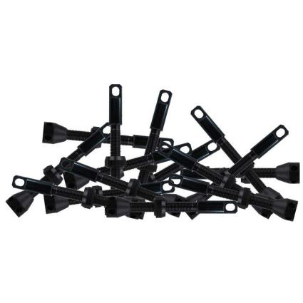 Válvulas Mouse Tubeless 10 Unidades 40 mm Black