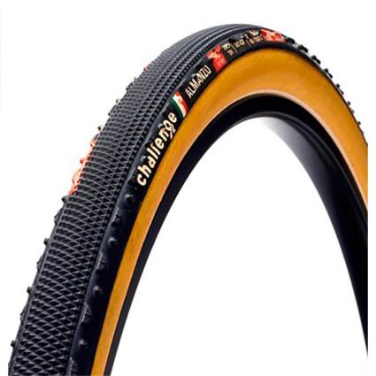 Pneu Gravel Dobrável Almanzo Pro Hand Made Tubeless 700 x 33 Black / Brown