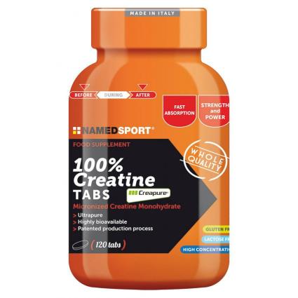 Tabletes 100% Creatina 120 Unidades Sabor Neutro One Size Orange