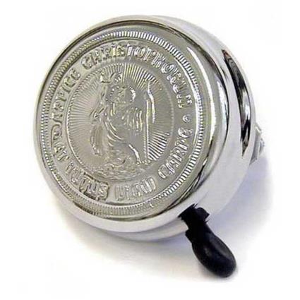 Campainha Safety Saint Christopherus Embossing 60 Mm One Size Chromed