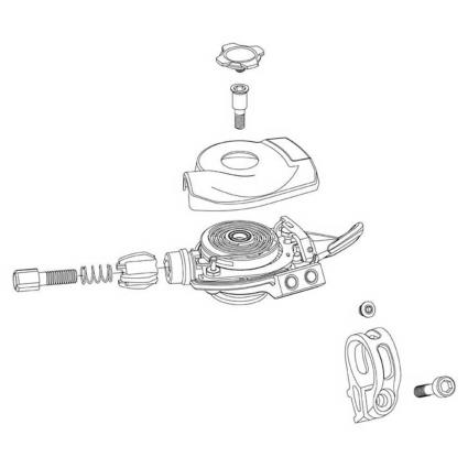 Gx Eagle Right Black Shift Lever Trigger Cover Kit One Size Black