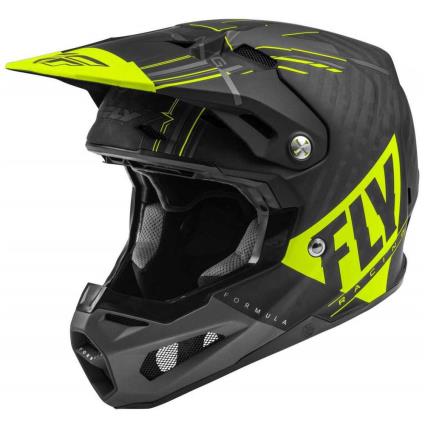 Capacete Motocross Formula Vector 2021 XS Fluo Yellow / Grey / Matt Black