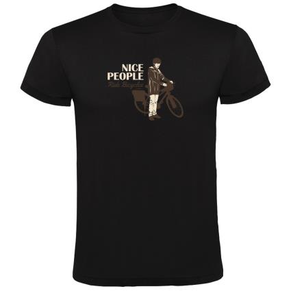 Camiseta De Manga Curta Nice People M Black