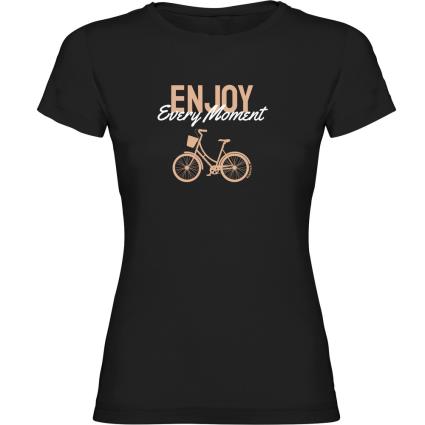Camiseta De Manga Curta Enjoy Every Moment 2XL Black