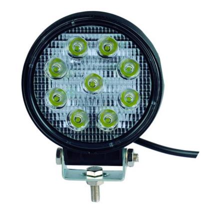 Ip67 Orbed 9 Led Spotlight 1800 Lumens Black