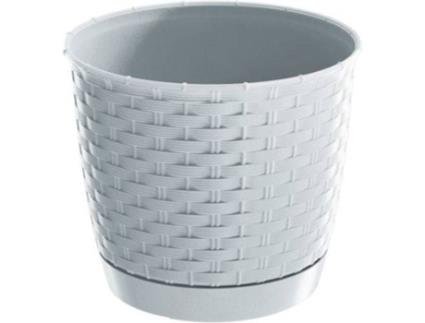 Vaso  Ratolla Round (Branco - 19 x 19 x 16.5 cm)