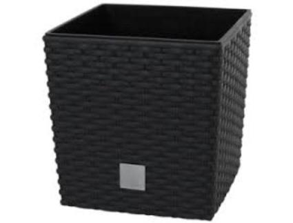 Vaso  Rato Low (Cinzento - 22.3x22.3x22x8 cm)