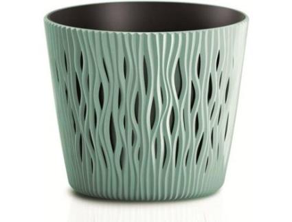 Vaso  Sandy Round (Verde - 12.8 x 12.8 x 11.1 cm)