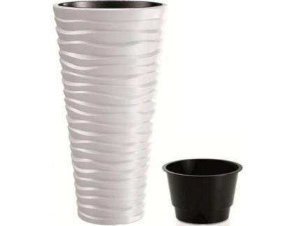 Vaso  Sand Slim (Branco - 34.9 x 34.9 x 61.9 cm)