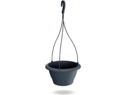 Vaso  Suspenso Respana W Antracite (Cinzento - 20.8 x 20.8 x 12.5 cm)