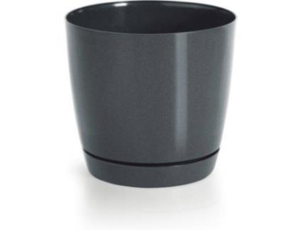Vaso  Coubi Round P (Preto - 10 x 10 x 9.2 cm)
