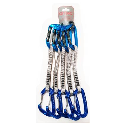 Mosquetão Elektra Mix Recto+curvo Clip+exprés Dyneema 12x170mm+mini 5 Unidades One Size Blue