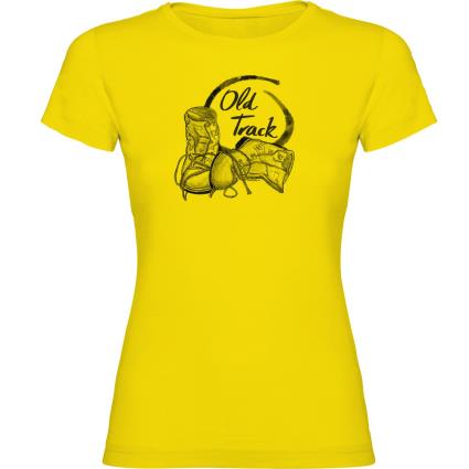 Camiseta De Manga Curta Old Track M Yellow