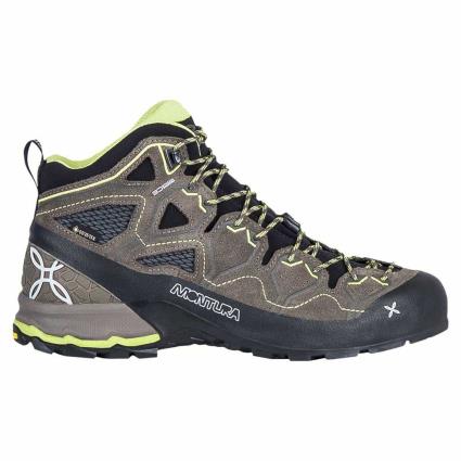 Botas Caminhada Yaru Tekno Goretex EU 45 Castoro / Lime Green