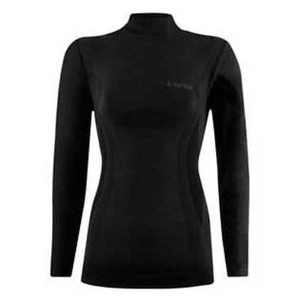 Camada De Base De Gola Alta De Manga Longa Merino 6.0 S Black