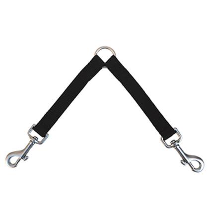 Coleira Nylon Duo 10 mm x 28 cm Black
