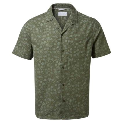 Camisa Manga Curta Nosibotanical Pasport M ParkaGrn Prt