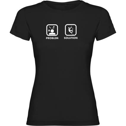 Camiseta De Manga Curta Problem Solution Climb 2XL Black