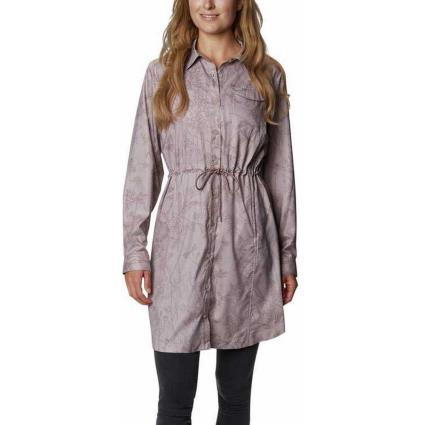 Vestido Silver Ridge Novelty L Mauve Vapor Art Bouquet