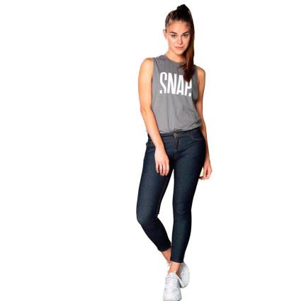 Camiseta Sem Mangas Loose Logo L Dark Grey