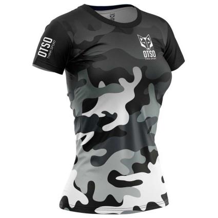 Manga Curta T-shirt T-shirt XS Camo Grey