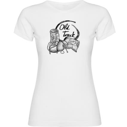 Camiseta De Manga Curta Old Track S White