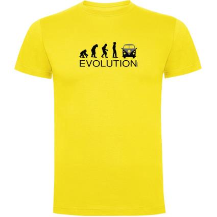 Camiseta De Manga Curta Evolution California Van S Yellow