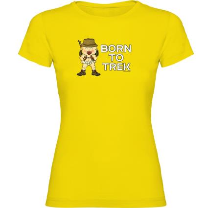 Camiseta De Manga Curta Born To Trekk L Yellow