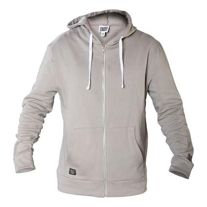 Moletom Com Zíper L Light Grey