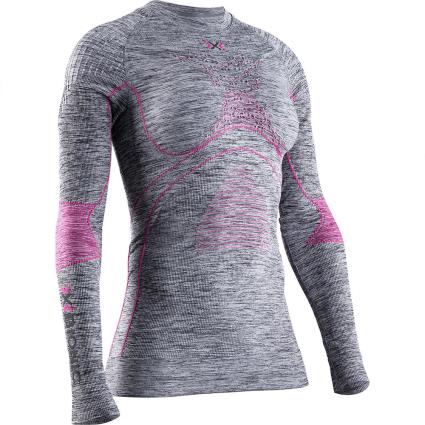 Camisola Interior Manga Comprida Energy Accumulator 4.0 L Grey Melange / Pink