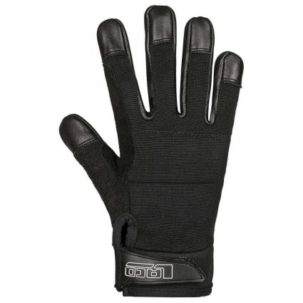 Luvas Via Ferrata Heavy Duty Fullfinger S Black