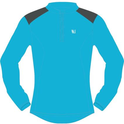 Camiseta De Manga Comprida Technical L Electric Blue / Dark Grey