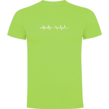Camiseta De Manga Curta Mountain Heartbeat M Light Green