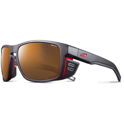 Oculos Escuros Shield Reactiv Photochromic /CAT2-4 Transluscent Black / Neon Orange