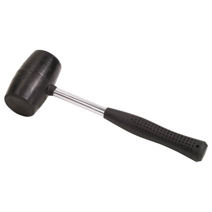 Rubber/steel Mallet One Size Black